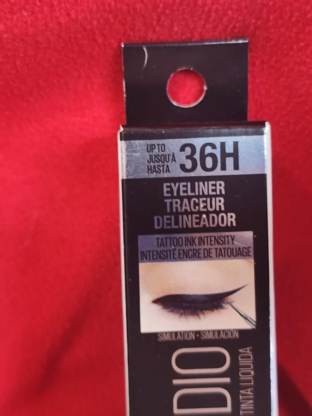 Maybelline New York Tattoo Studio 36H Liquid Ink Liner .08fl oz. Color 001 Black